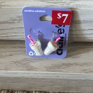 Milkshake Earrings Claires NWT